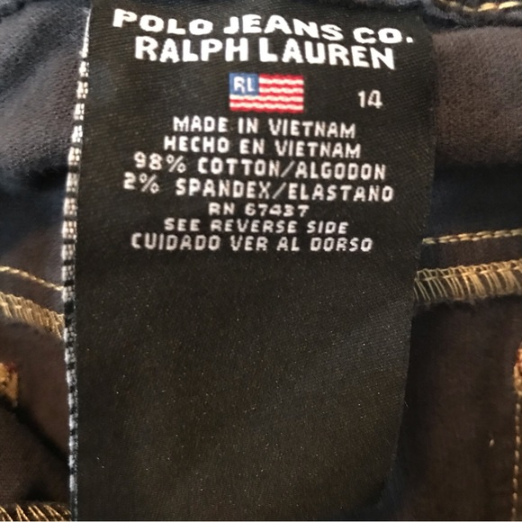 Polo Jeans Co. Ralph Lauren Indigo Navy Stretch Corduroy Pants Sixe 14x32 - Picture 11 of 15